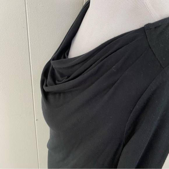 SOMA Loungewear Black Luxuriously Soft Black Cowl Neck Tunic Women's Size XS - Picture 12 of 15